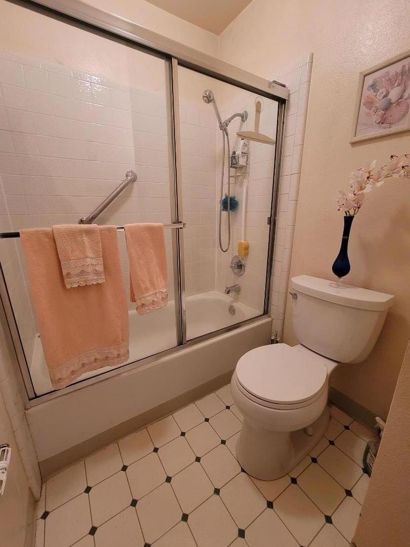 947 Ridgeview Court, Unit C South San Francisco, CA 94080 - Photo 13 of 26 a bathroom with a toilet and a shower