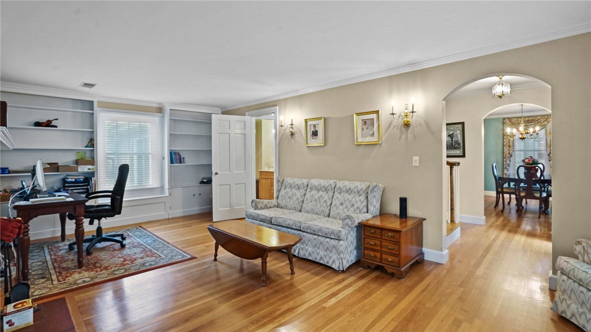 413 Spring Green Road Warwick, RI 02888 - Photo 3 of 41 Living Room with wood burning fireplace