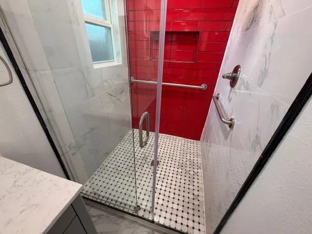 a view of wooden floor