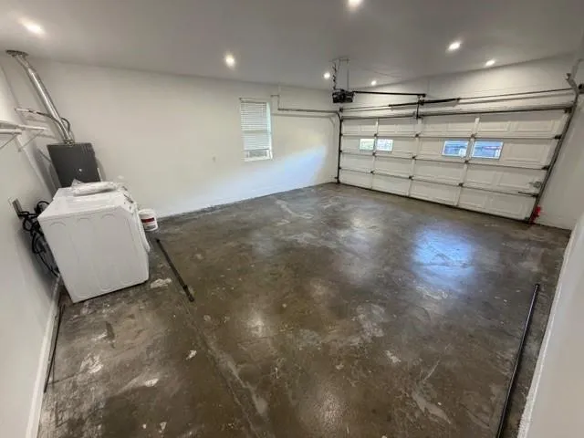 a room with storage and utility room