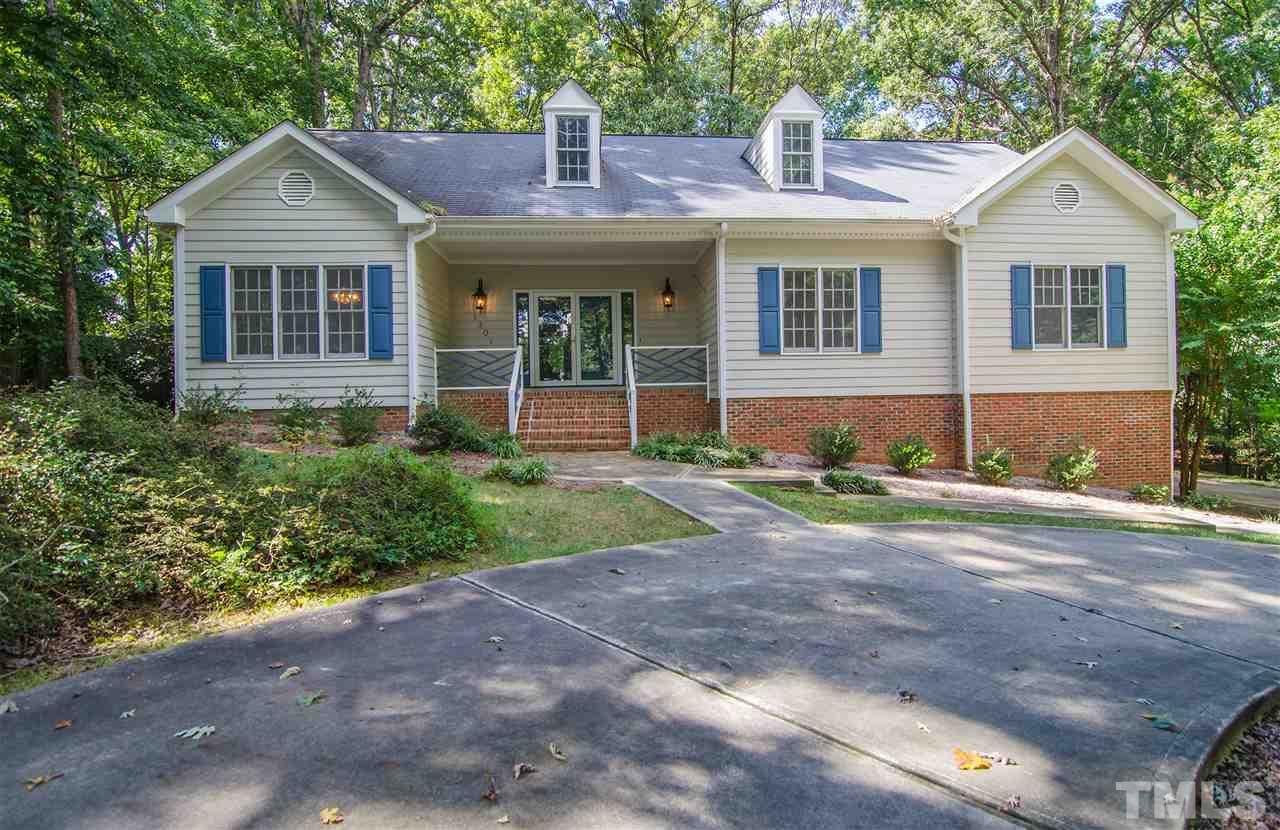 1301 Cool Spring Road Raleigh, NC 27614 - Photo 1 of 25 Concrete circular driveway leads you to this raised ranch on .74 acres