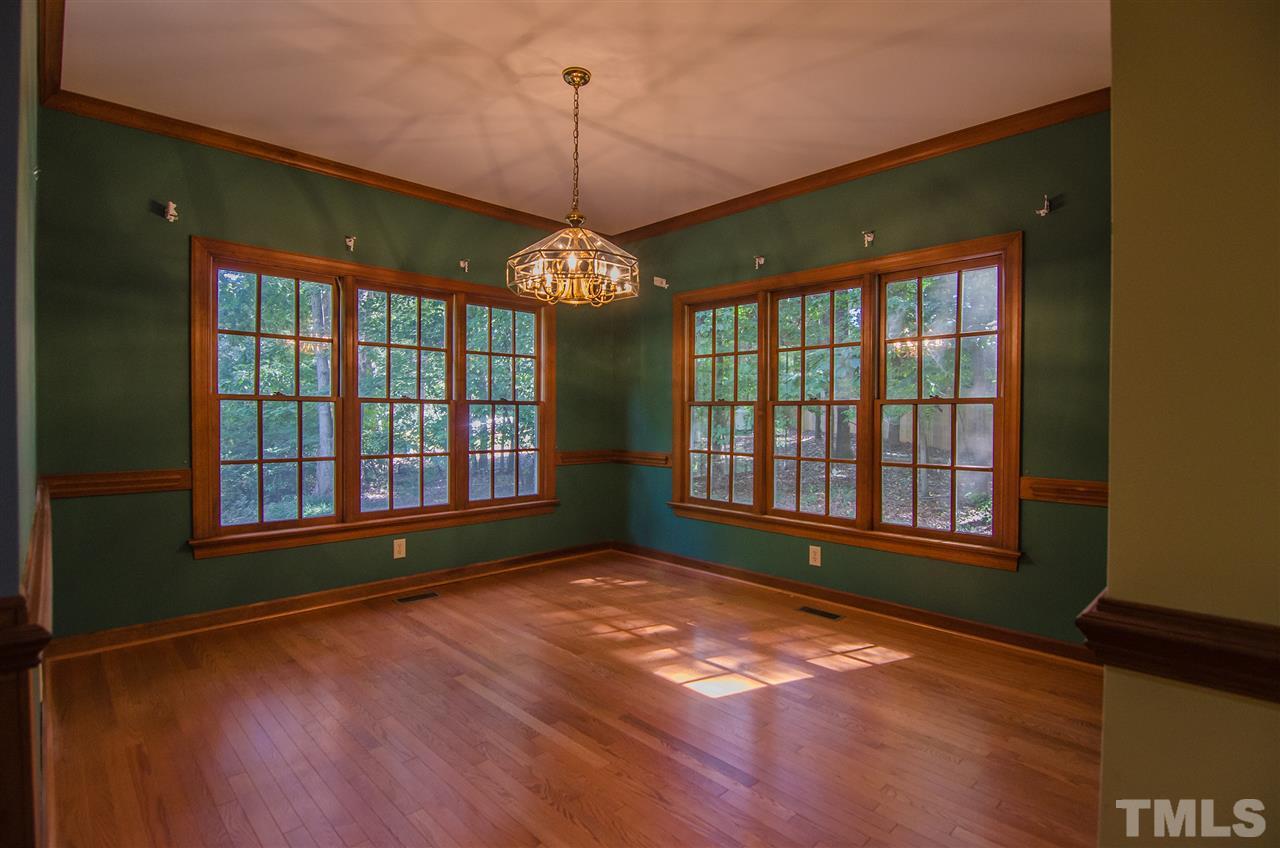 1301 Cool Spring Road Raleigh, NC 27614 - Photo 7 of 25 Beautiful wood floors and 2 large windows give a great feel to this generously sized dining room.