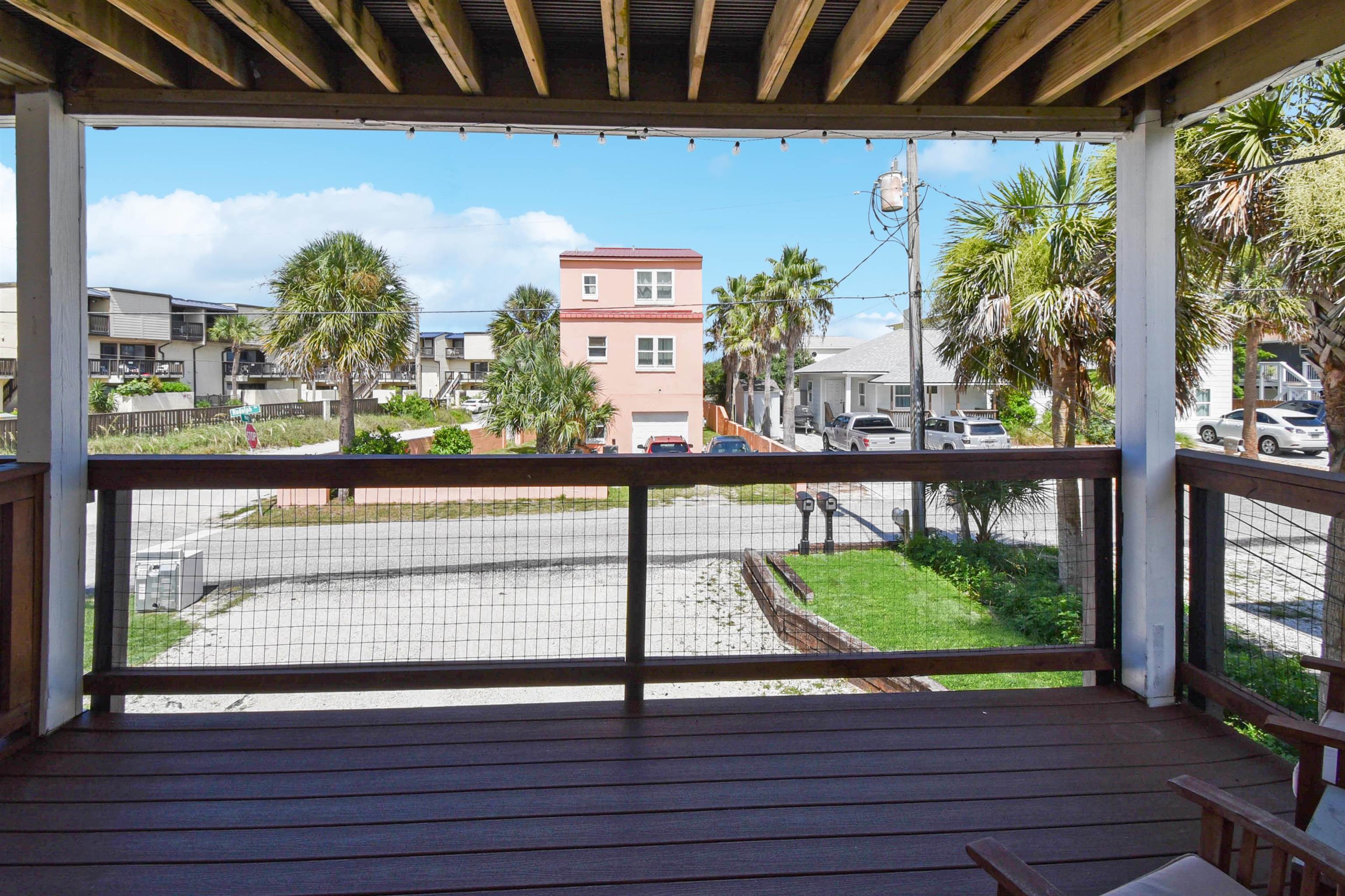 5703 Rudolph Avenue St. Augustine, FL 32080 - Photo 24 of 29 a view of a garden from a window