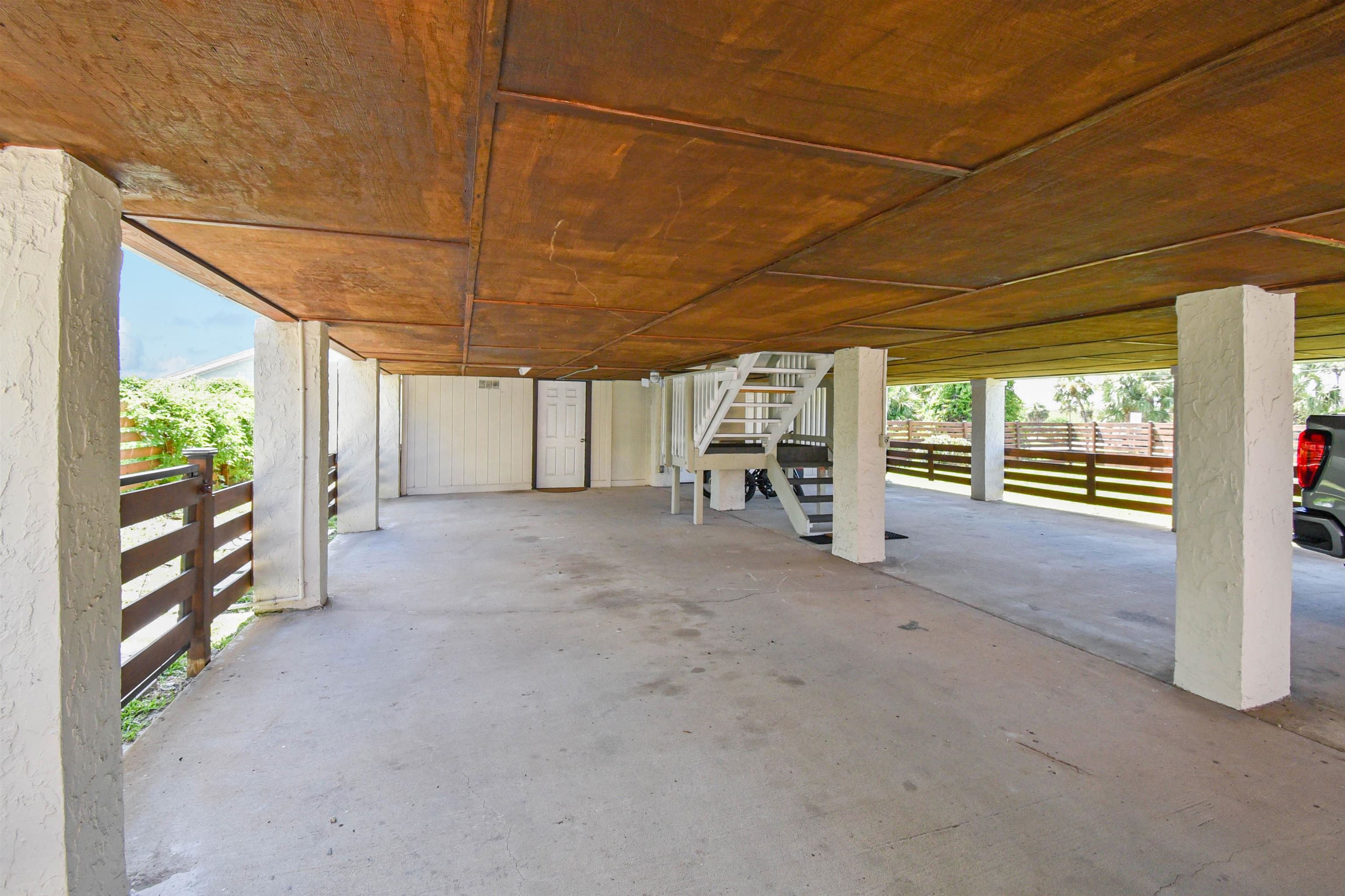 5703 Rudolph Avenue St. Augustine, FL 32080 - Photo 26 of 29 a view of a room with wooden walls