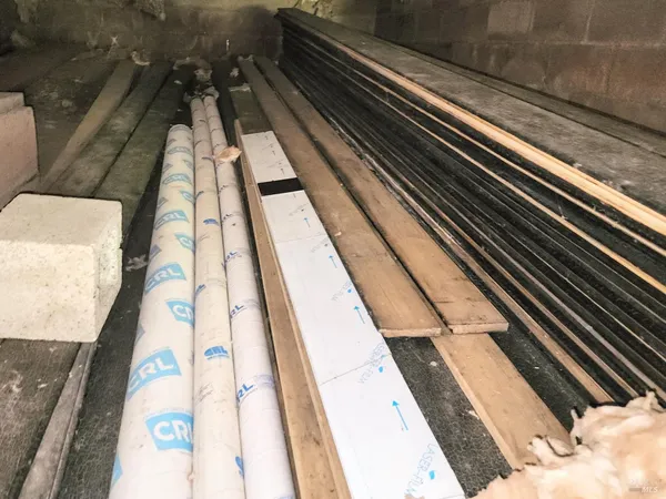 a view of backyard with green space