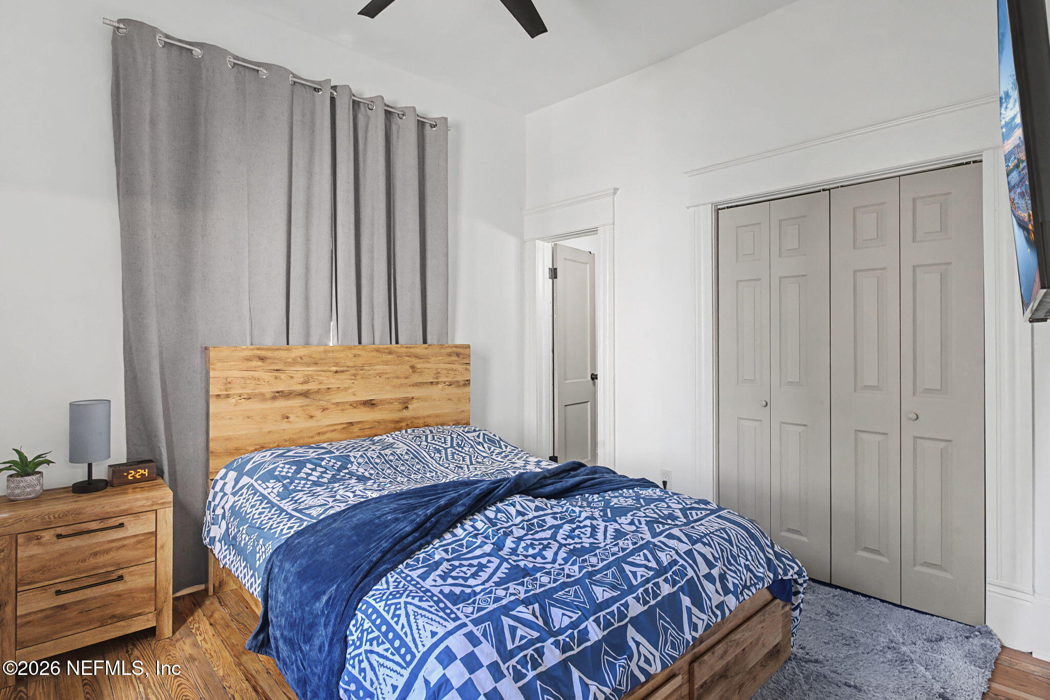 422 7th Street West Jacksonville, FL 32206 - Photo 21 of 71 a bedroom with a bed and a window