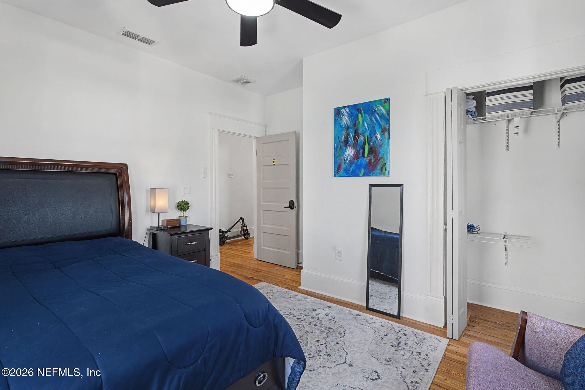 422 7th Street West Jacksonville, FL 32206 - Photo 33 of 71 a bedroom with a bed and a couch