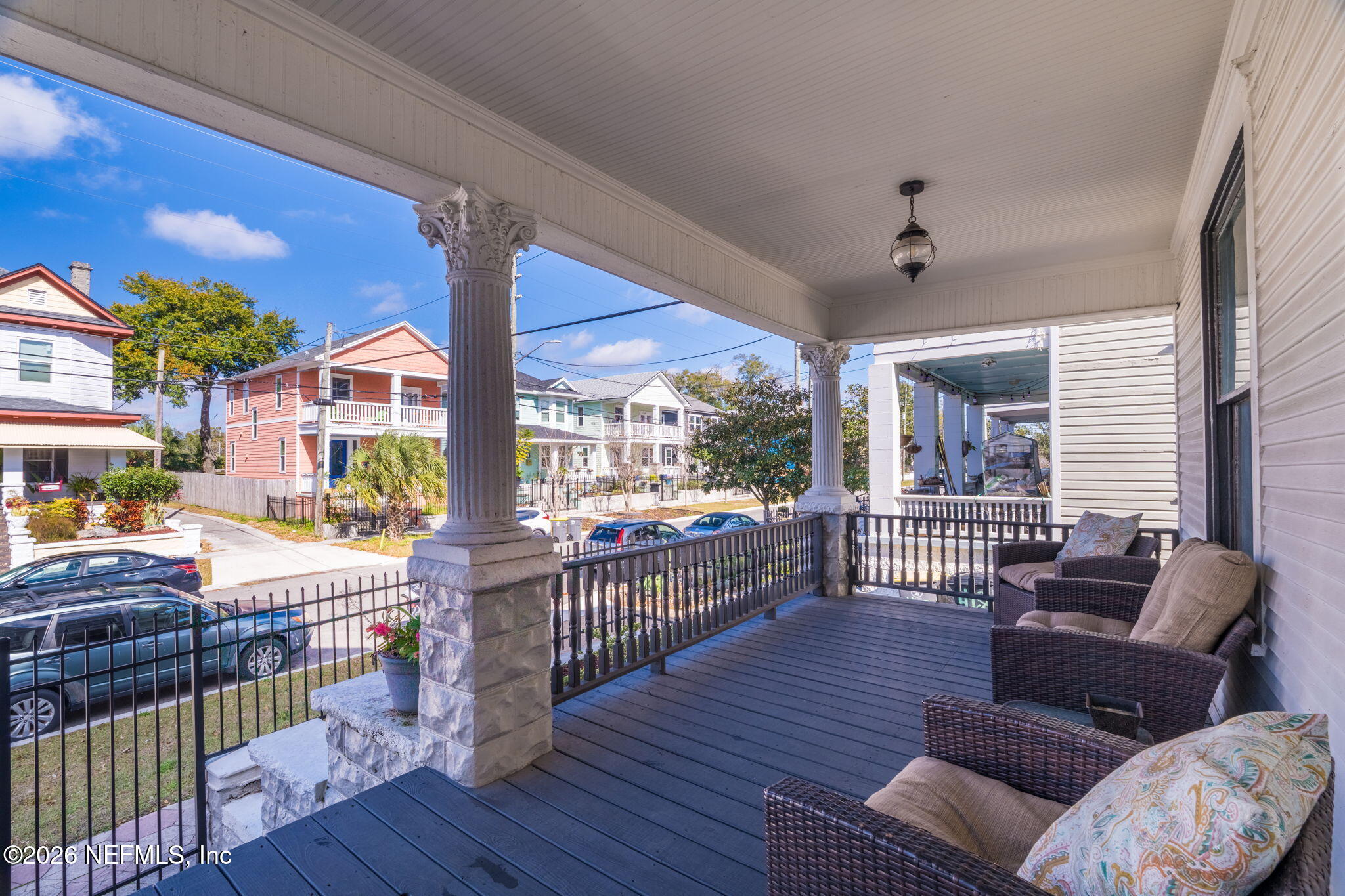 422 7th Street West Jacksonville, FL 32206 - Photo 8 of 71 a living room with furniture a wooden floor and a large window