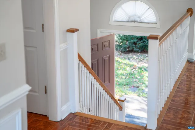 a view of front door of house