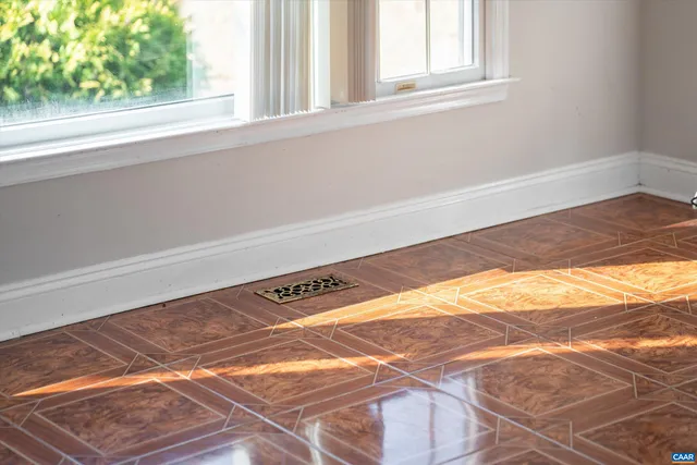 a view of a air conditioner from a window