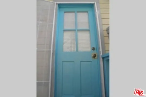 a view of front door