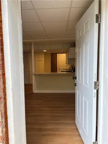 a view of an empty room