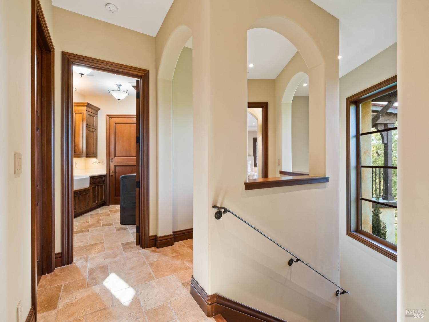 6444 Cottage Ridge Road Santa Rosa, CA 95403 - Photo 40 of 95 a view of a hallway with a livingroom and a window