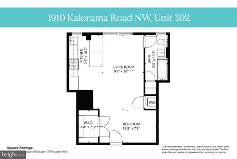 $374,000 | 1910 Kalorama Road Northwest, Unit 302, Washington, DC 20009