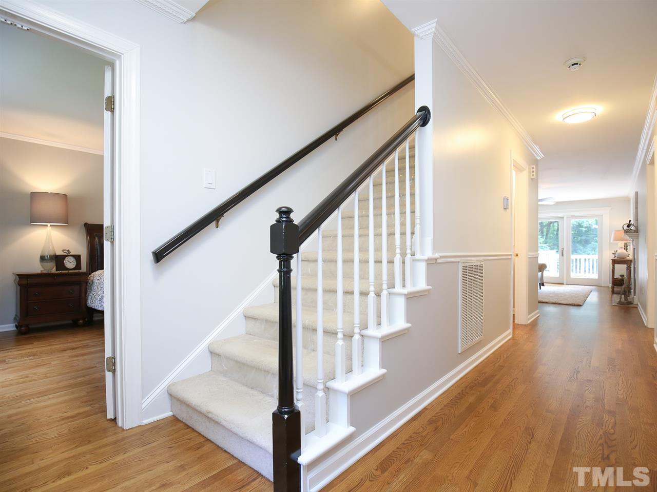 1829 Mt Vernon Church Road Raleigh, NC 27614 - Photo 2 of 30 a view of entryway and hall with wooden floor