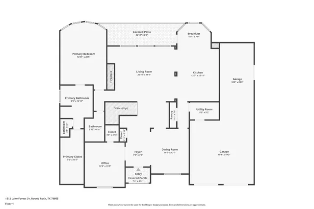 $749,000 | 1512 Lake Forest Cove, Round Rock, TX 78665