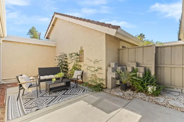 a view of outdoor seating area