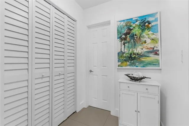 a view of a balcony with furniture