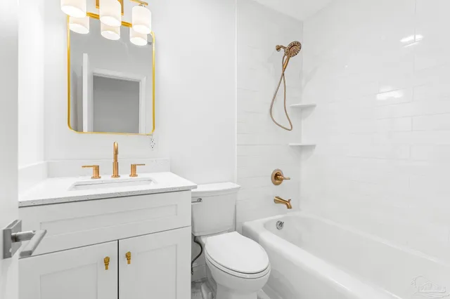 a view of backyard of house