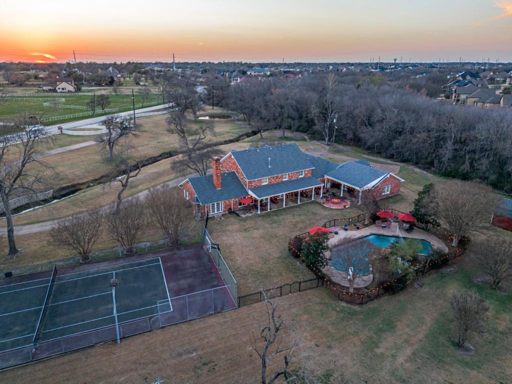 343 East Tripp Road Sunnyvale, TX 75182 - Photo 36 of 36 an aerial view of a house with a garden
