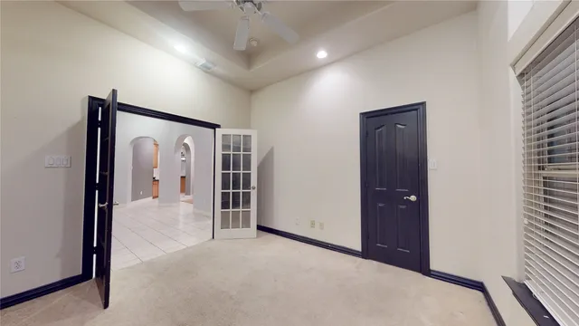 wooden floor and an empty room