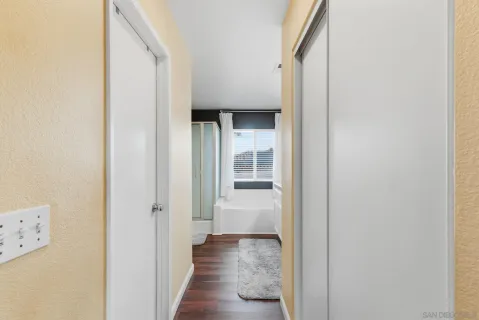 a view of storage and utility room