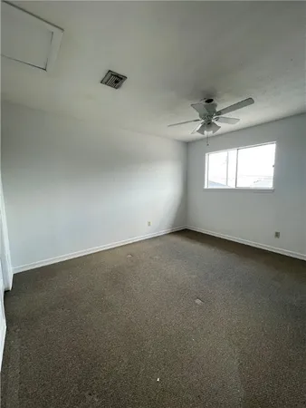 a view of a garage