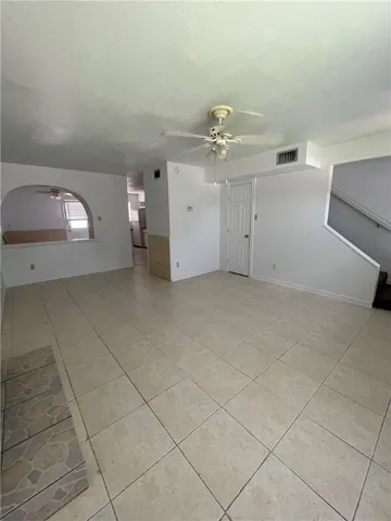 a view of a livingroom with a fireplace