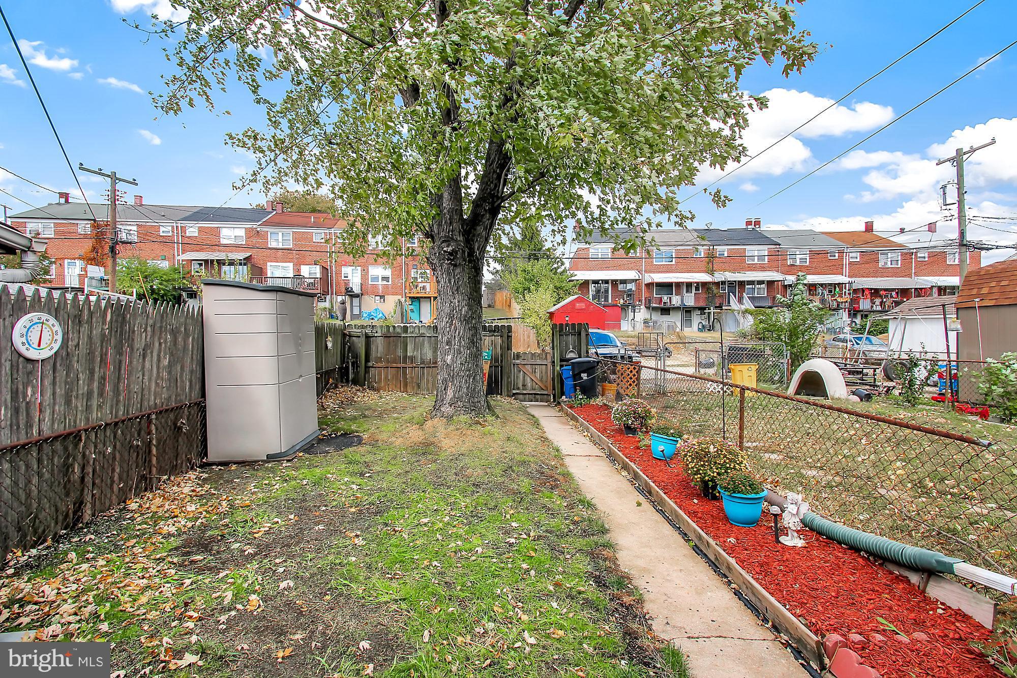 9724 Matzon Road Baltimore, MD 21220 - Photo 23 of 26 Private back yard with storage shed