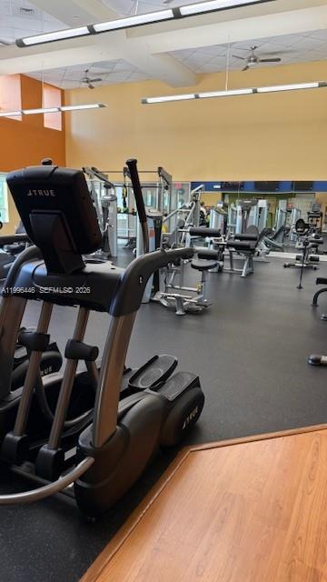 7350 Southwest 89th Street, Unit 1102S Miami, FL 33156 - Photo 18 of 30 a view of a room with gym equipment