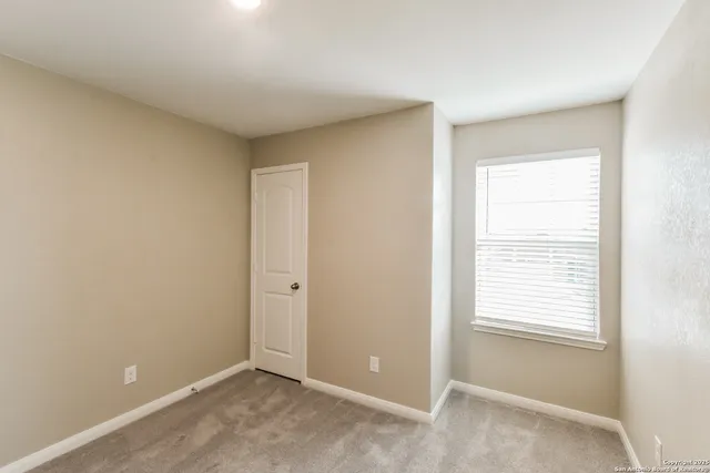 a view of an empty room