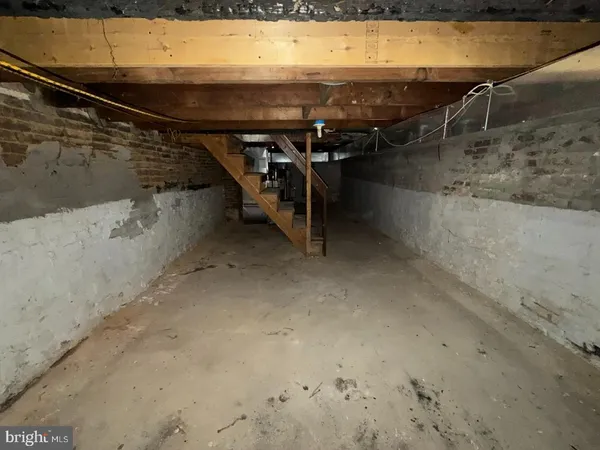 a view of storage and utility room