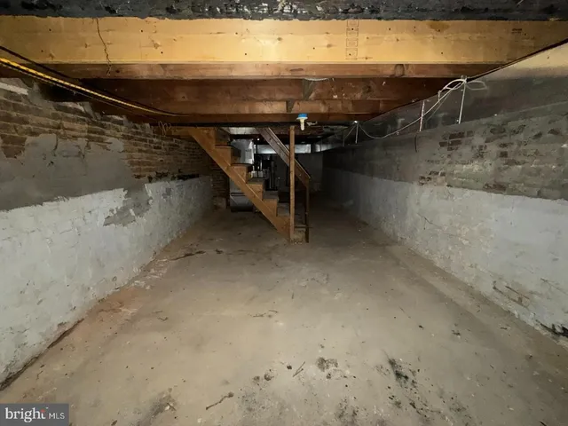 a view of storage and utility room