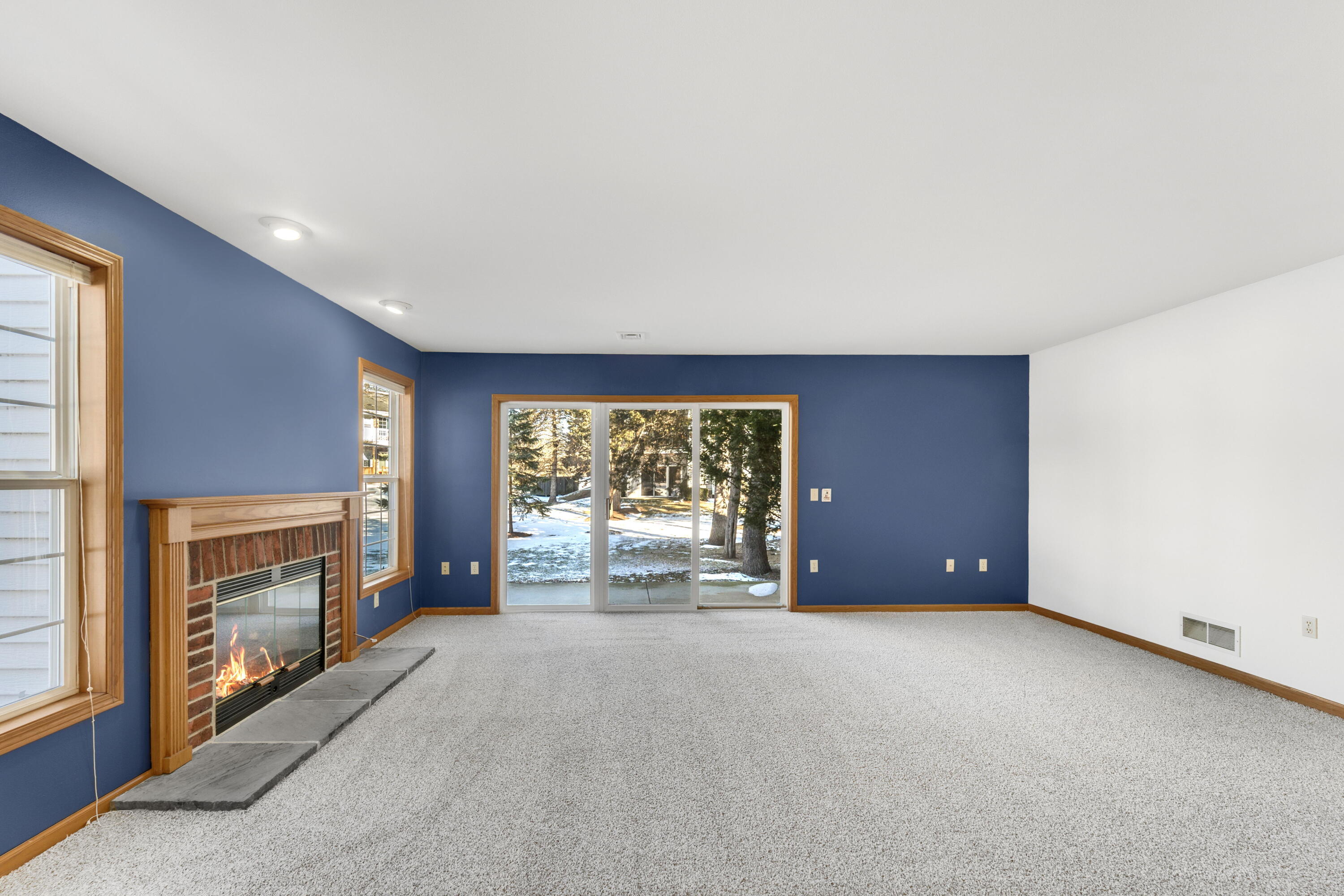 173 Heidel Road Thiensville, WI 53092 - Photo 8 of 34 w/ Gas Fireplace, Newer Windows/Doors, New Carpet and Freshly Painted