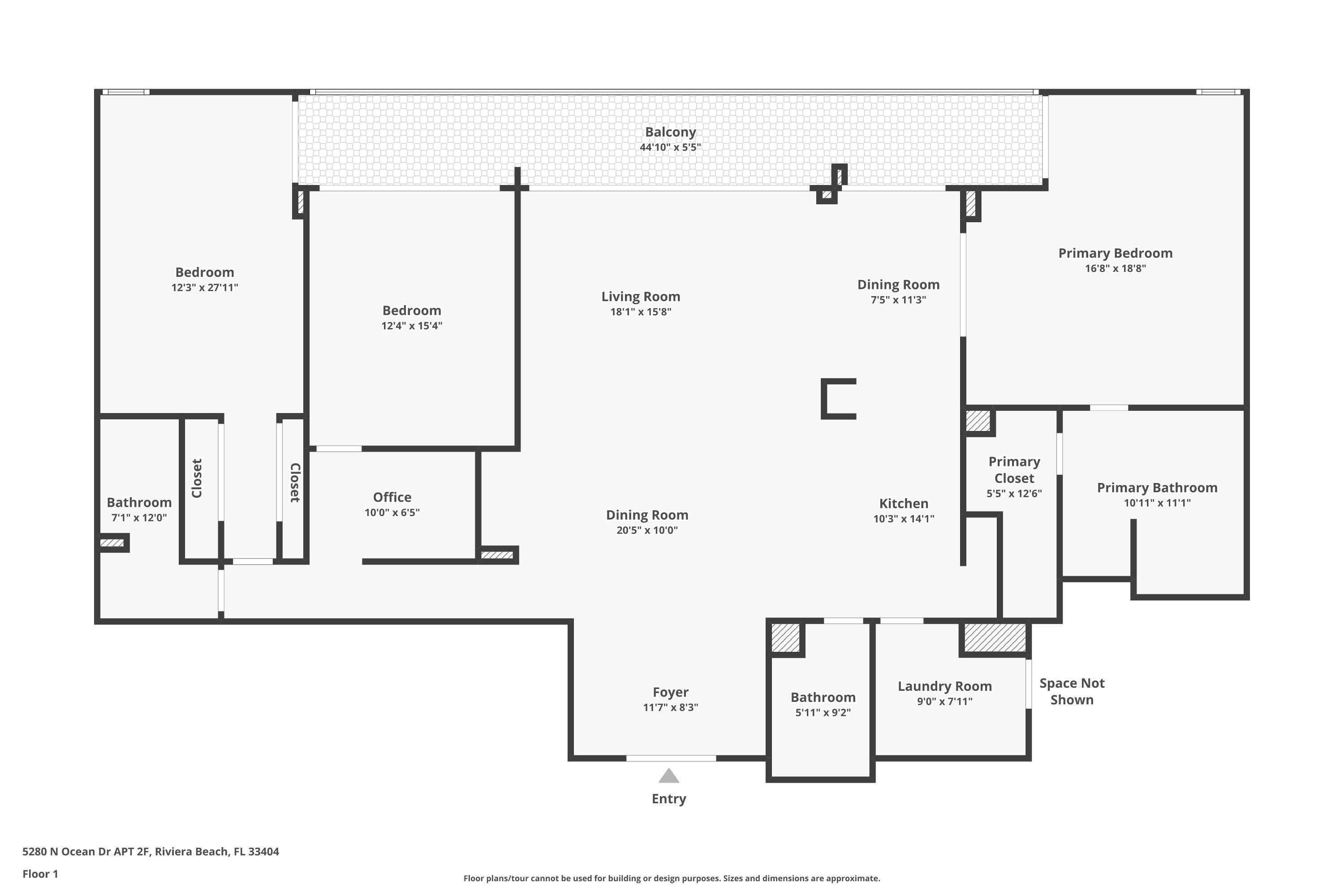 5280 North Ocean Drive, Unit 2F Singer Island, FL 33404 - Photo 41 of 92 a picture of a cabinet with a white wall