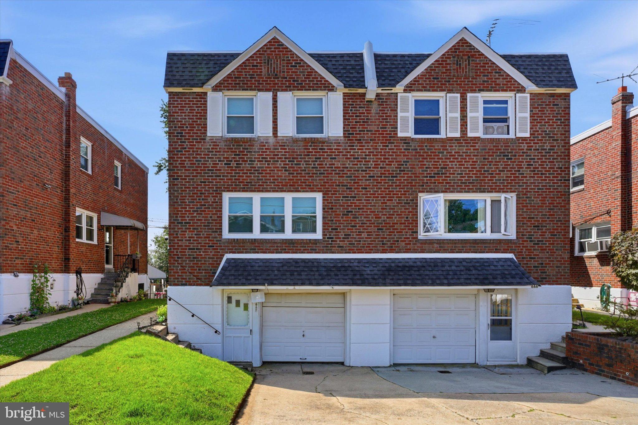 668 Renz Street Philadelphia, PA 19128 - Photo 1 of 25 Charming brick duplex with garage.
