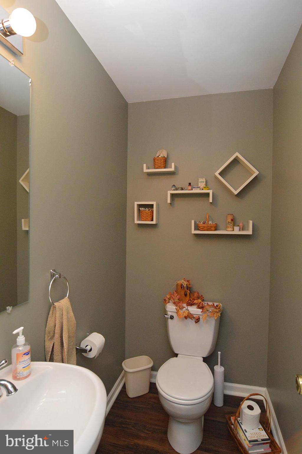 705 Caramist Circle Sinking Spring, PA 19608 - Photo 24 of 54 a bathroom with a toilet sink and mirror