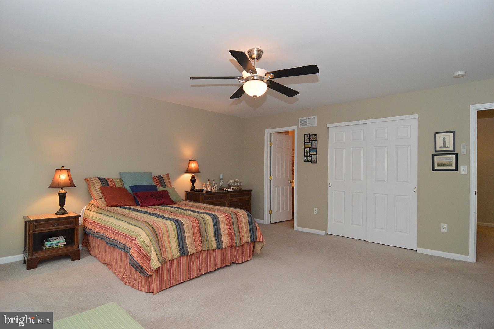 705 Caramist Circle Sinking Spring, PA 19608 - Photo 27 of 54 a bedroom with a bed and a chandelier