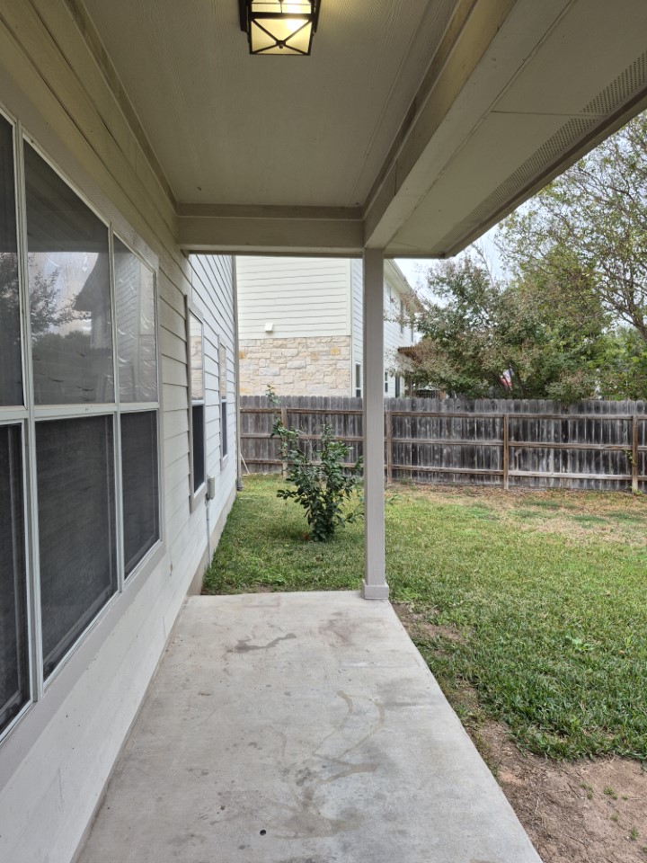 808 Busleigh Castle Way Pflugerville, TX 78660 - Photo 29 of 31 Back patio