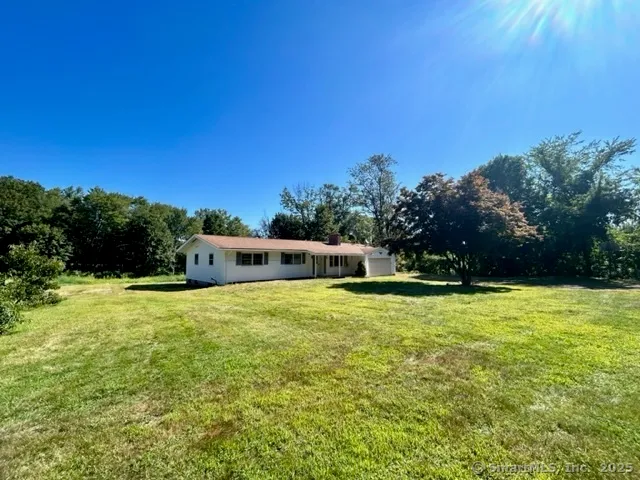 a house with a big yard