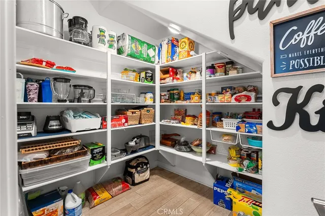 a room with storage and utility