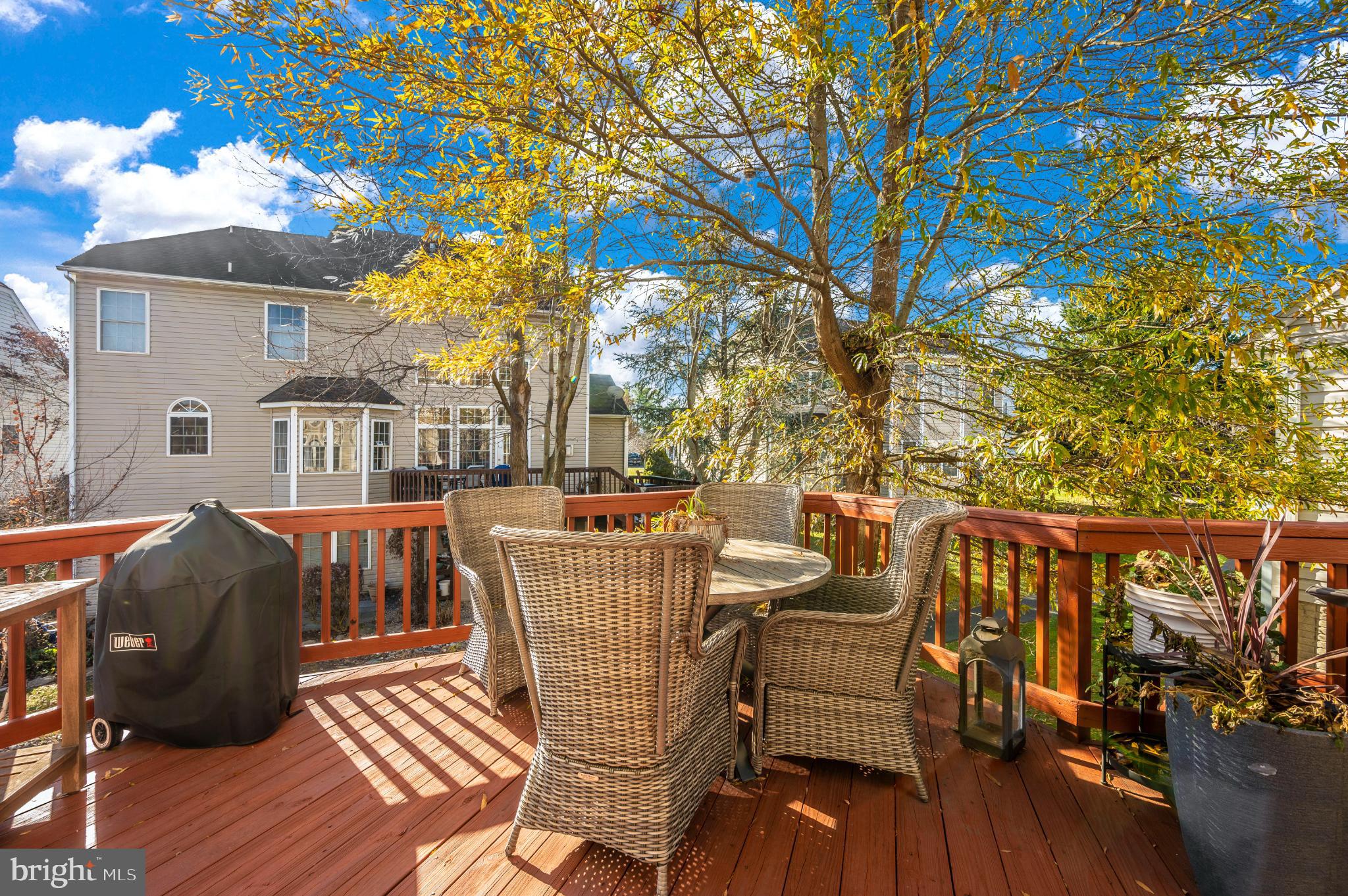 2575 Bear Den Road Frederick, MD 21701 - Photo 21 of 38 Sunny deck with vibrant autumn foliage.