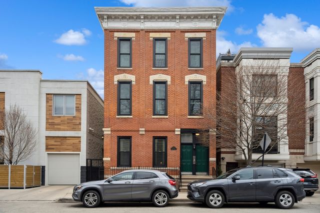 a car parked in front of a building