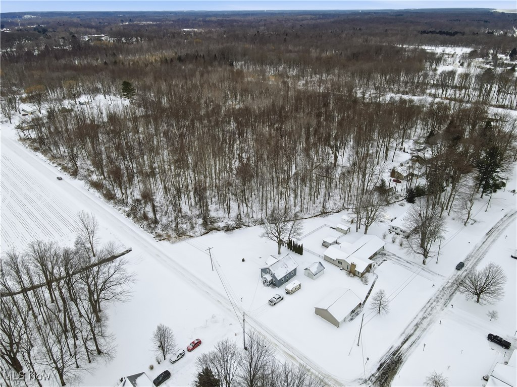 1381 Robb Road Conneaut, OH 44030 - Photo 46 of 50 View of snowy aerial view