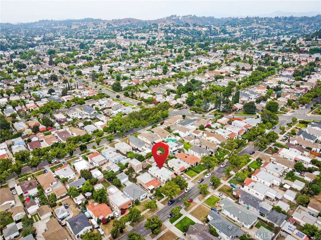 701 Westminster Avenue Alhambra, CA 91803 - Photo 33 of 35 an aerial view of residential houses with outdoor space and plants