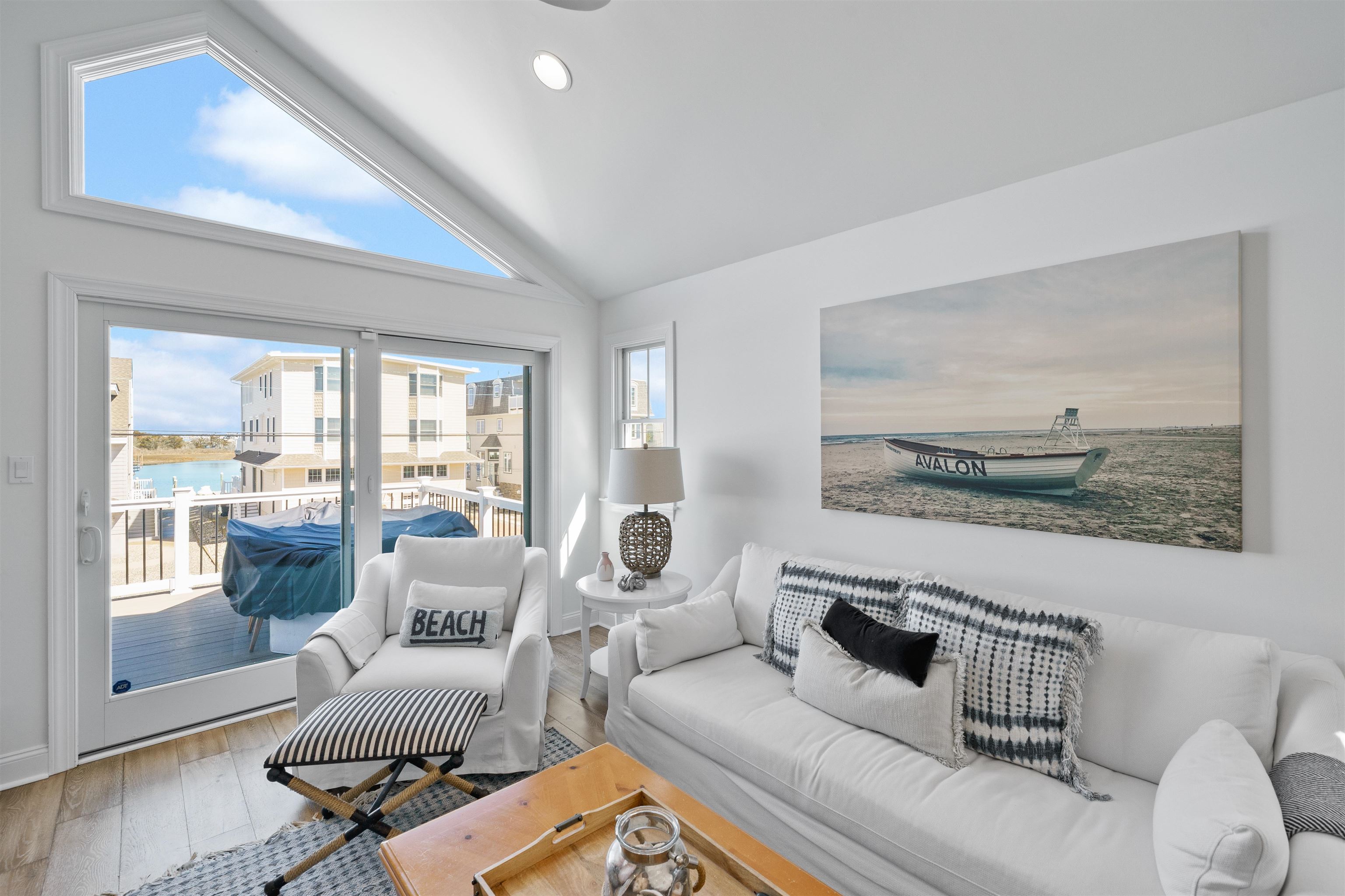 360 39th Street, Unit EAST Avalon, NJ 08202 - Photo 4 of 28 a living room with furniture and a floor to ceiling window