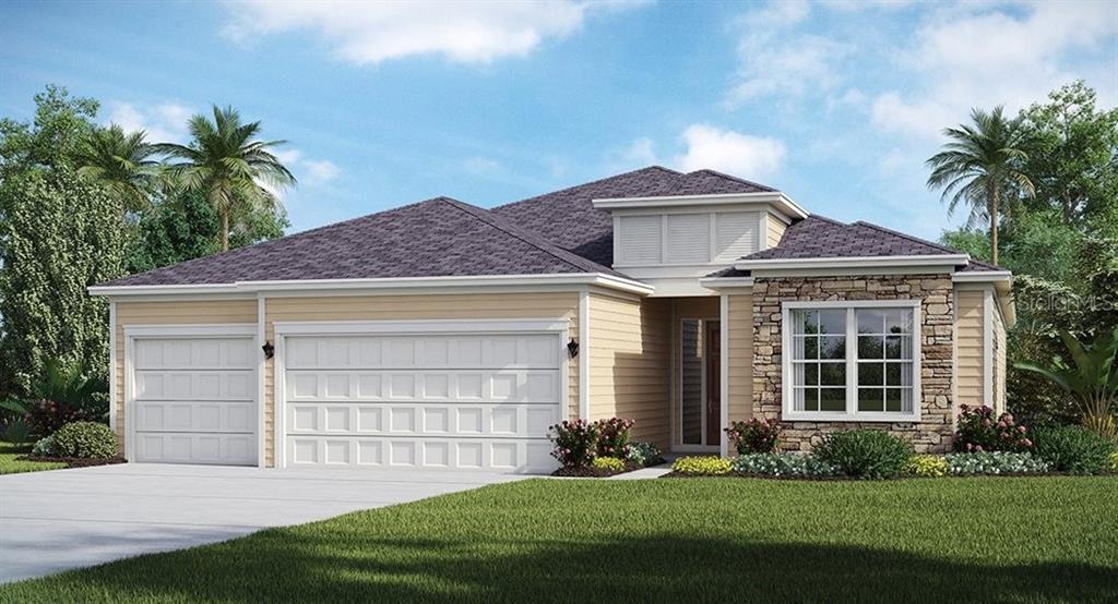 1253 Southeast 42nd Road Ocala, FL 34480 - Photo 1 of 1 Artist rendering; illustration only; colors, features, and garage orientation may differ.