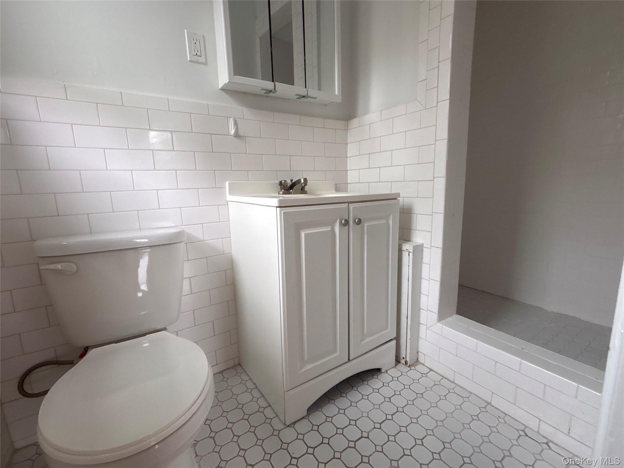 160 South Middle Neck Road, Unit 3C Great Neck, NY 11021 - Photo 15 of 19 a white toilet sitting next to a bathroom sink