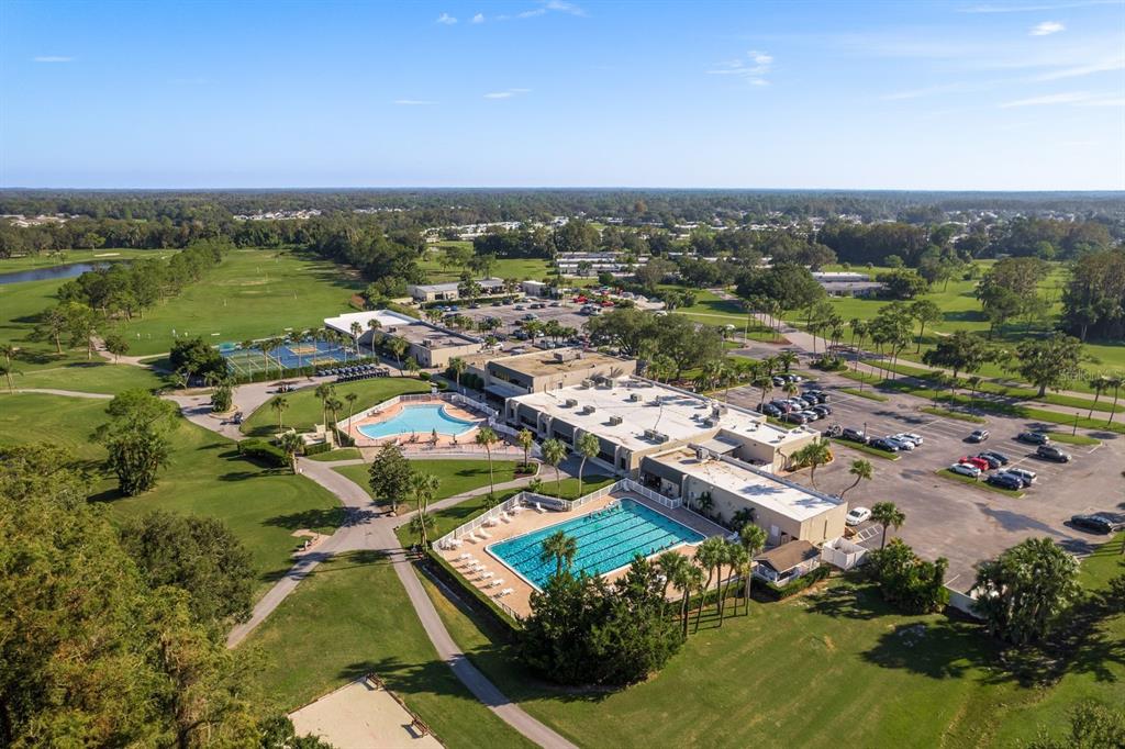 3309 Trophy Boulevard New Port Richey, FL 34655 - Photo 27 of 37 an aerial view of residential houses with outdoor space and river