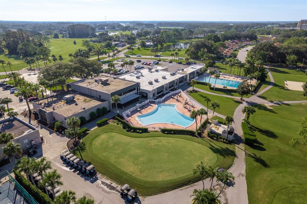 3309 Trophy Boulevard New Port Richey, FL 34655 - Photo 36 of 37 an aerial view of a house with a swimming pool